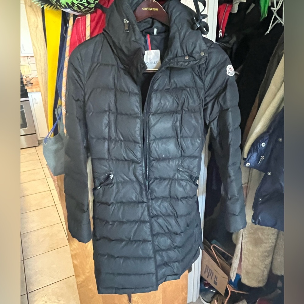 Moncler jacket size 2 - zipper broke off would need replacement!
